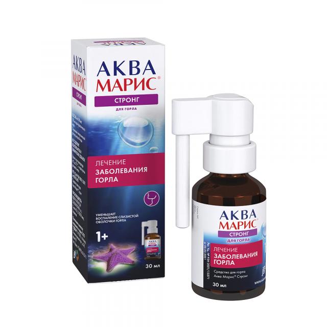 Изображение товара Аква Марис стронг спрей для горла 30мл