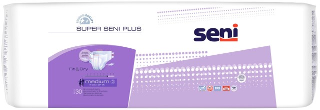 Изображение товара Подгузники для взрослых Super Seni Plus тяжелая форма 30 штук