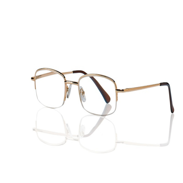Изображение товара Очки золотые металл прямоугольные +1,5 42309/8