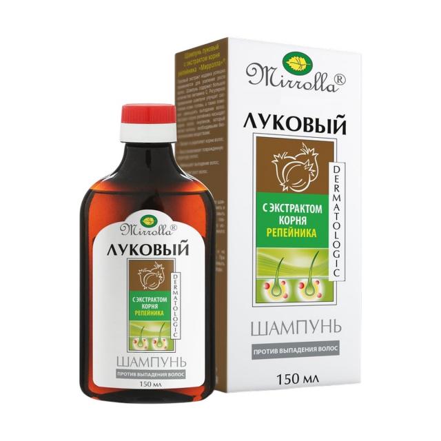 Изображение товара Шампунь Луковый с корнем репейника 150мл для укрепления и роста волос Изображение товара Шампунь Луковый с корнем репейника 150мл для укрепления и роста волос