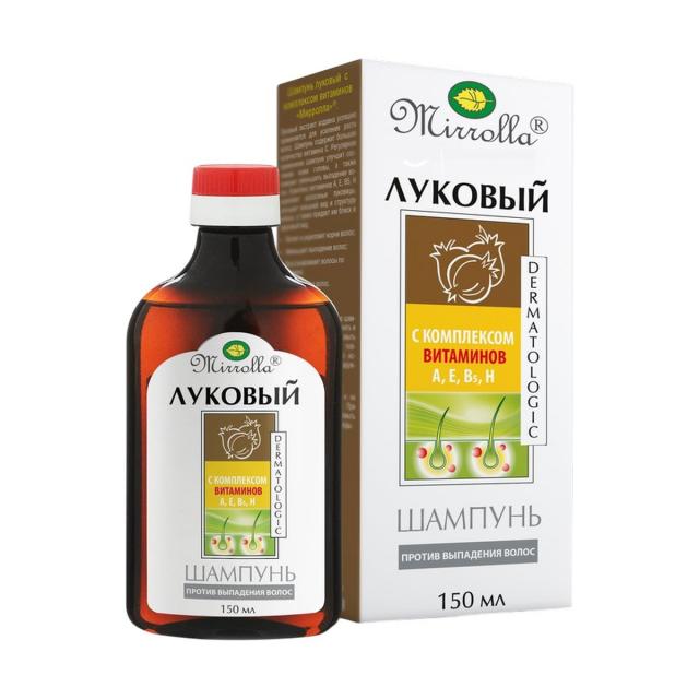 Изображение товара Шампунь Луковый с комплексом витаминов 150мл для укрепления и стимуляции роста волос Изображение товара Шампунь Луковый с комплексом витаминов 150мл для укрепления и стимуляции роста волос