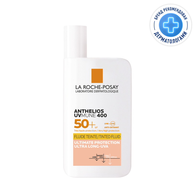 Изображение товара Ля рош позе Антгелиос UVMUNE 400 флюид для лица тонирующий SPF50+ 50мл