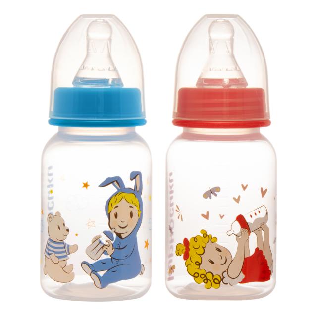 Изображение товара Курносики бутылочка 125мл+соска силикон 11142