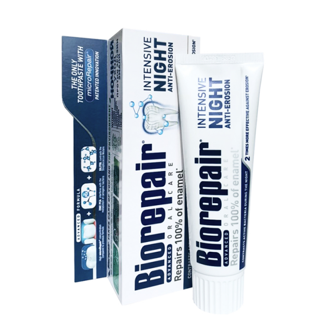 Изображение товара Биорепейр Интенс ночная зубная паста для восстановления и свежести 75 мл