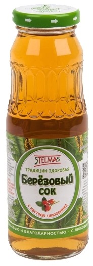 Изображение товара Сок Березовый Шиповник 0,25л