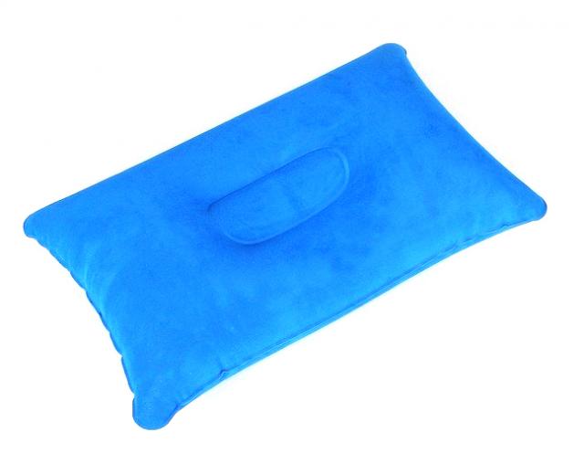 Подушка дорожная надувная синяя 563992 купить в Москве по цене от 0 рублей