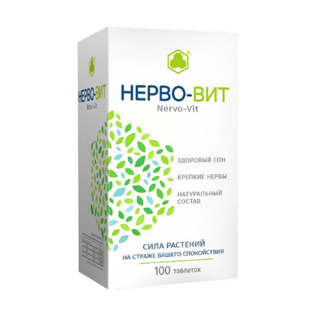 Изображение товара Нерво-Вит таблетки 240мг для нервной системы, 100 шт