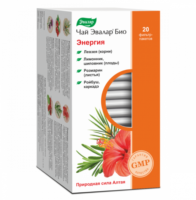 Изображение товара Эвалар Био чай Энергия 1,5г №20