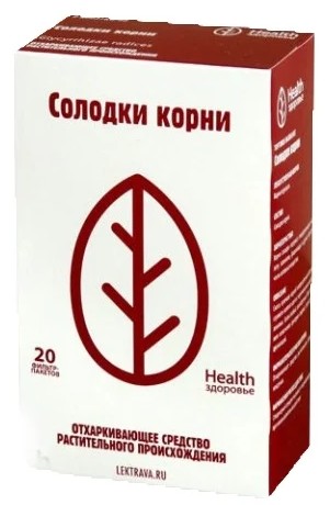 Изображение товара Солодка корни Здоровье ф/п 1,5г №20