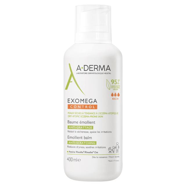 Изображение товара A-DERMA Экзомега Контроль Бальзам Смягчающий 400 мл для сухой и атопичной кожи