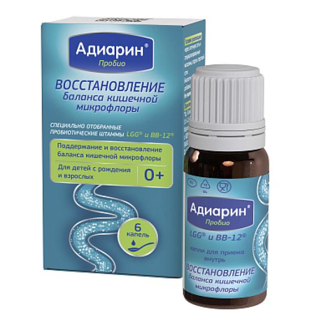 Изображение товара Адиарин Пробио капли внутрь 8 мл для восстановления кишечной микрофлоры
