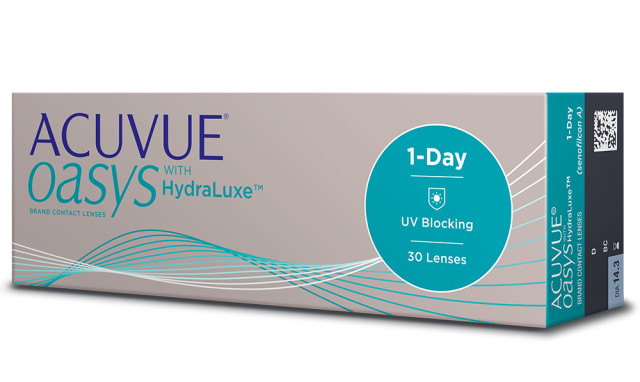 Изображение товара Однодневные контактные линзы Acuvue Oasys with HydraLuxe, 30 шт Изображение товара Однодневные контактные линзы Acuvue Oasys with HydraLuxe, 30 шт
