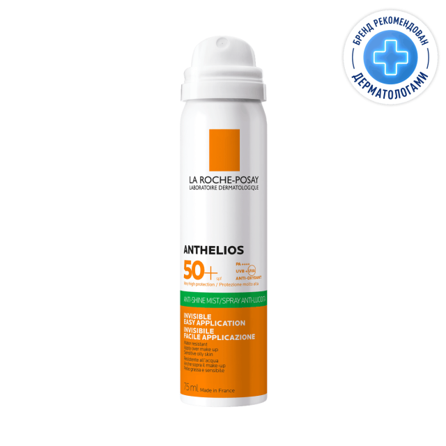 Изображение товара Ля рош позе Антгелиос спрей-вуаль для лица матирующий SPF50+ 75мл