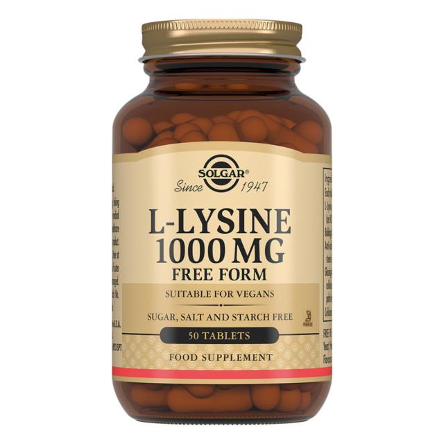 Изображение товара Солгар Л-Лизин таблетки 1000мг №50