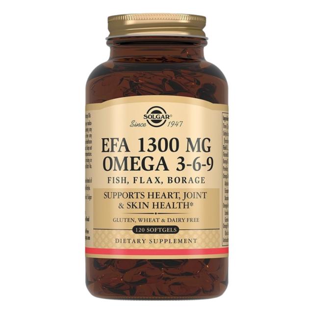 Изображение товара Солгар Комплекс жирных кислот 1300 омега 3-6-9 капсулы №120