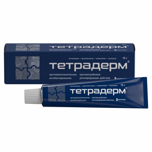 Изображение товара Крем Тетрадерм 15 г - эффективное средство для наружного применения