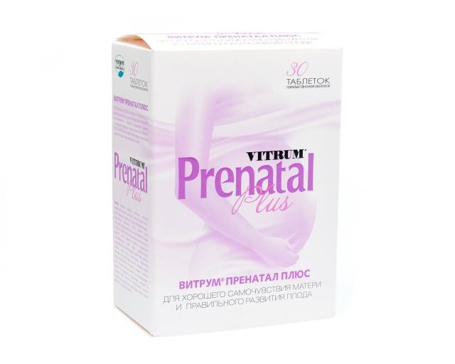 Изображение товара Витрум Пренатал Плюс таблетки покрытые оболочкой №30