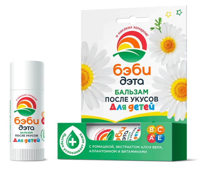 Изображение товара Дэта Бэби бальзам-карандаш после укусов 10мл для детей снимает зуд и покраснения