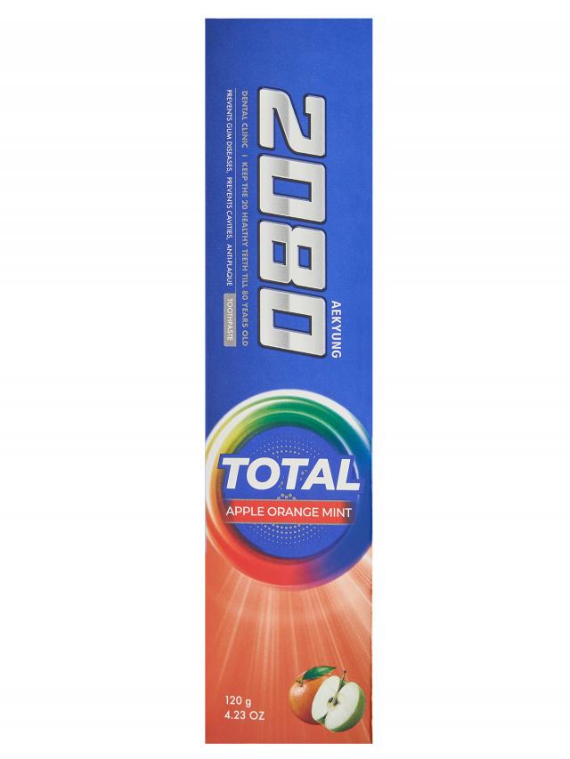 Изображение товара Зубная паста Дентал Клиник 2080 Тотал витаминный уход фруктово-мятный 120г