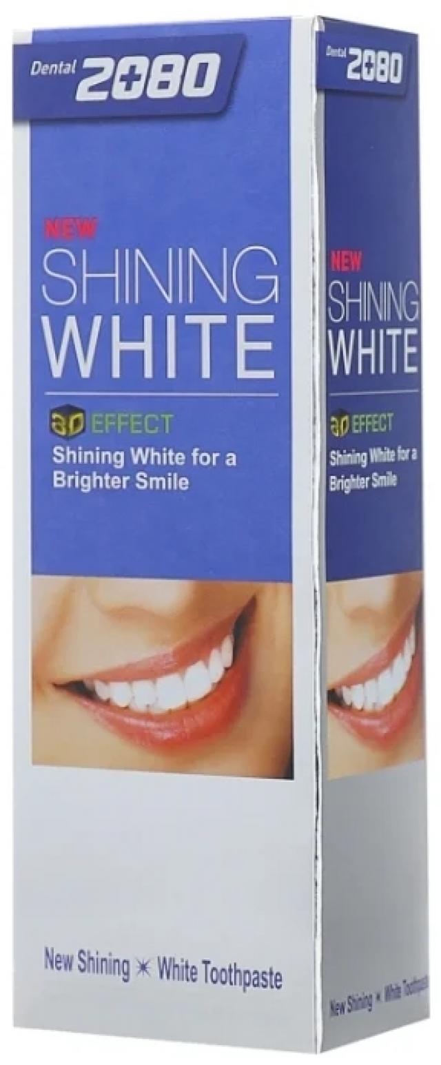 Изображение товара Дентал Клиник 2080 зубная паста Сияющая белизна 100г с отбеливающими и укрепляющими свойствами