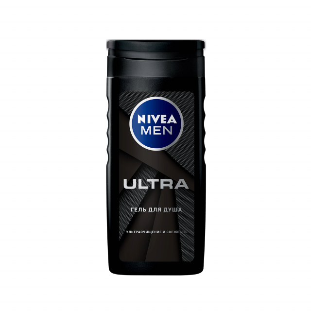 Изображение товара Гель для душа NIVEA MEN ULTRA 250 мл с белой глиной для глубокого очищения