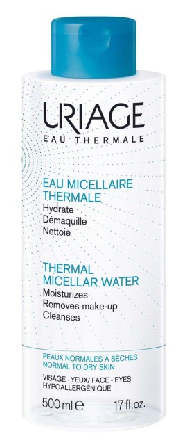 Изображение товара Урьяж вода мицеллярная очищающая для сухой и нормальной кожи 500мл