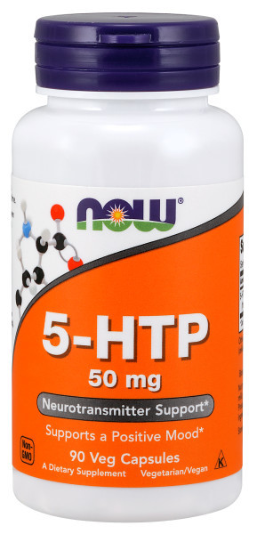 Изображение товара Нау Фудс 5-HTP (L-5-гидрокситриптофан) капсулы №90