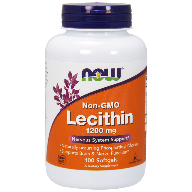 Изображение товара Нау Фудс Лецитин капсулы 1200мг №100