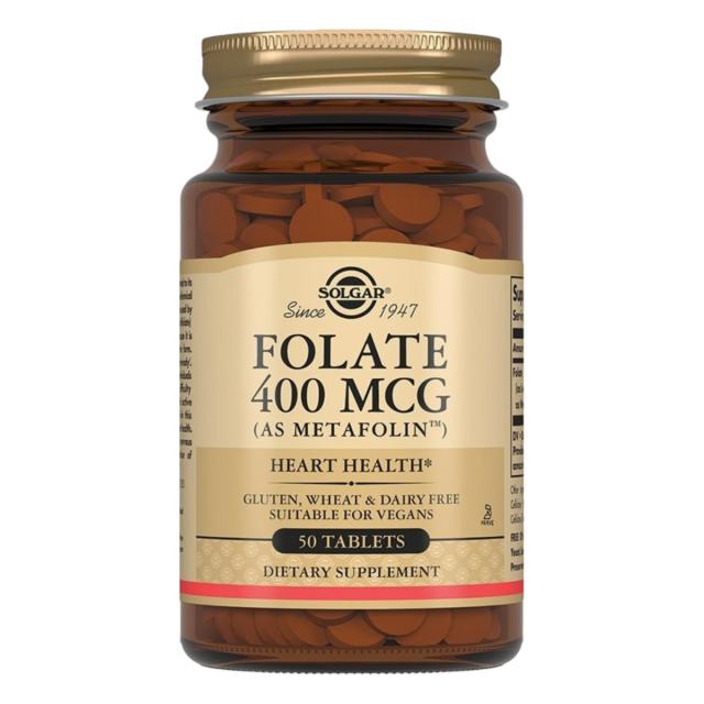 Изображение товара Солгар Фолат метафолин таблетки 400 мкг No50 - активная добавка для беременных и для здоровья