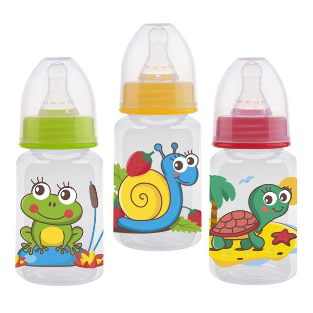 Изображение товара Курносики бутылочка 125мл+соска силикон 11102