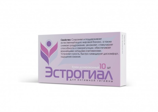 Эстрогиал крем для интимной гигиены 1,2г №10 купить в Москве по цене от 559 рублей