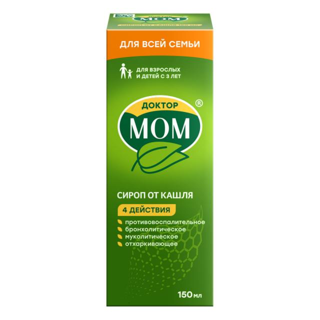 Изображение товара Доктор Мом сироп 150 мл - отхаркивающее средство