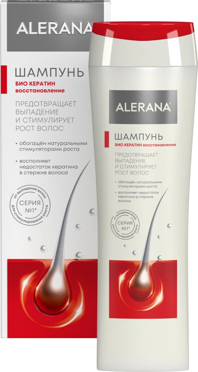 Изображение товара Алерана шампунь Био Кератин восстанавливающий 250мл