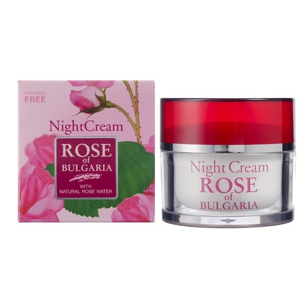 Изображение товара Ночной крем для лица Роуз оф Болгария с натуральной розовой водой 50мл