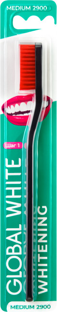 Изображение товара Глобал Вайт зубная щетка средняя