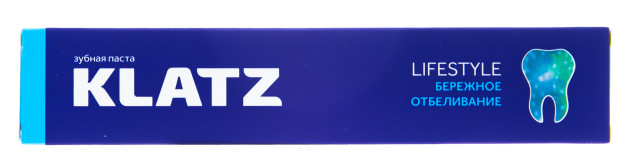 Изображение товара Клатц Лайфстайл зубная паста бережное отбеливание 75мл указывает на эффективность и безопасность дл