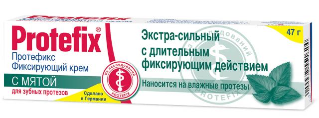 Изображение товара Протефикс крем для фиксации зубных протезов экстра сильный мята 40мл