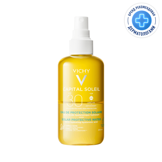 Изображение товара Виши Капитал Солей спрей солнцезащитный двухфазный увлажняющий SPF30 200мл