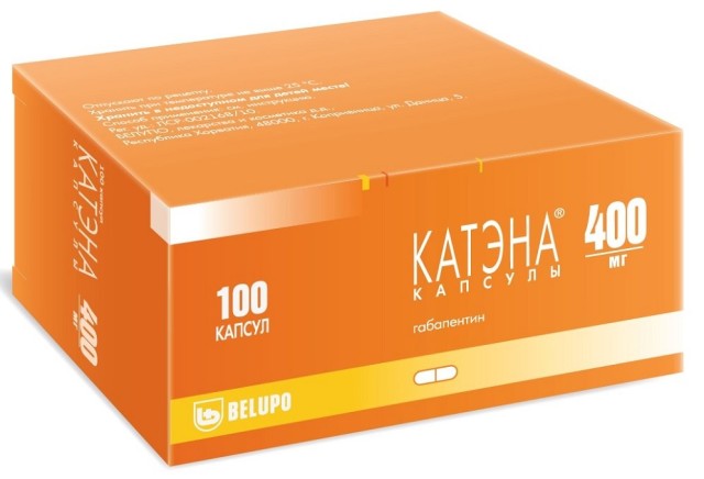 Изображение товара Катэна капсулы 400мг №100