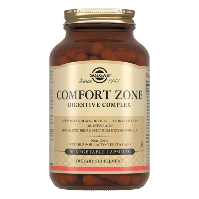 Изображение товара Капсулы Солгар Комфорт Зон для пищеварения 90 шт натуральные ферменты