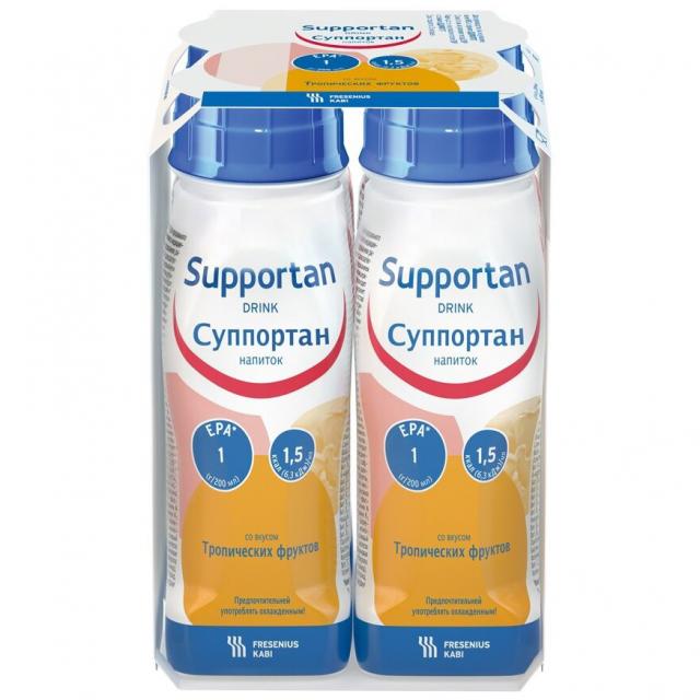 Изображение товара Суппортан напиток тропич. фрукты 200мл №4