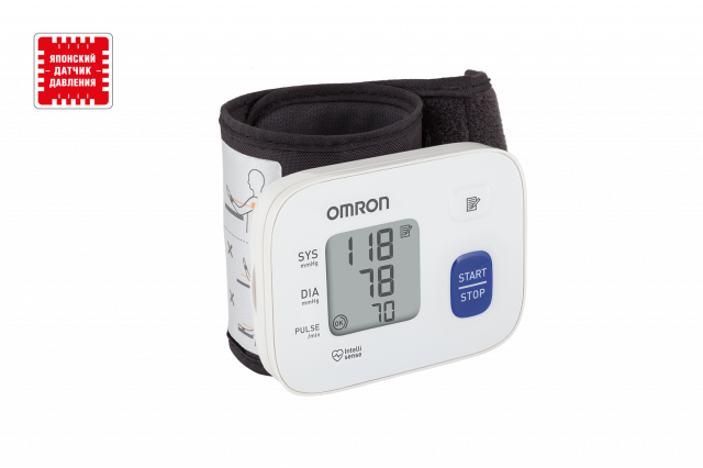 Изображение товара Омрон тонометр автомат RS1 (HEM-6120-RU) (на запястье)