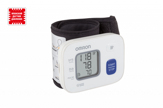 Изображение товара Омрон тонометр автомат RS2 (HEM-6121-RU) (на запястье)