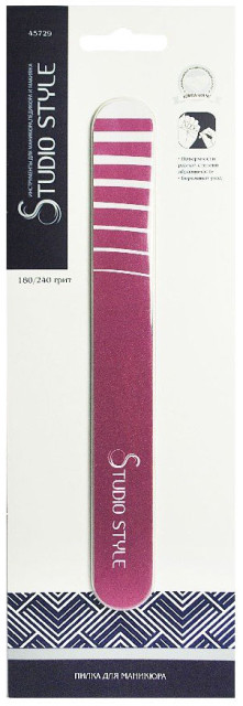 Изображение товара Студио Стайл пилка для ногтей натур. и искусст. арт.45730