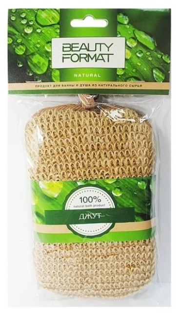 Изображение товара Бьюти Формат мочалка натур. джут брус арт.58716-7245