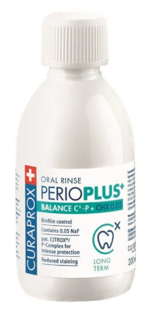 Изображение товара Курапрокс ополаскиватель для полости рта Перио Плюс Баланс 0,05% хлоргексидин 200мл