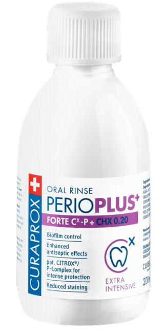 Изображение товара Курапрокс ополаскиватель для полости рта Перио Плюс Форте 0,2% хлоргексидин 200мл