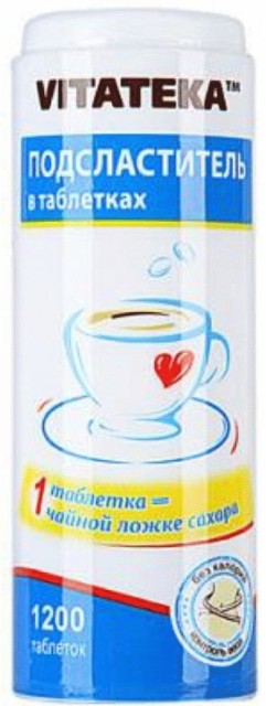 Изображение товара Витатека подсластитель таблетки No1200 - натуральный заменитель сахара без калорий