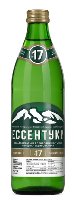 Изображение товара Вода минеральная Ессентуки №17 450мл