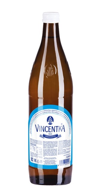 Изображение товара Вода минеральная Vincentka 0,7л стекло природная лечебная